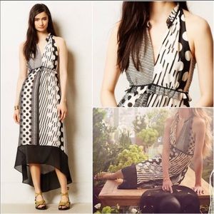 Maeve high low maxi dress